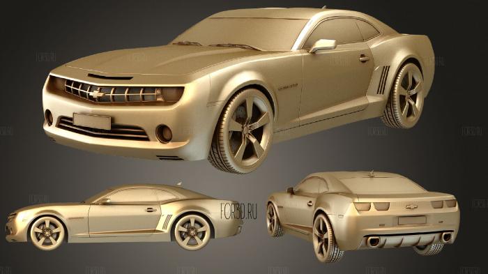 Chevrolet Camaro 3D 3d stl модель для ЧПУ